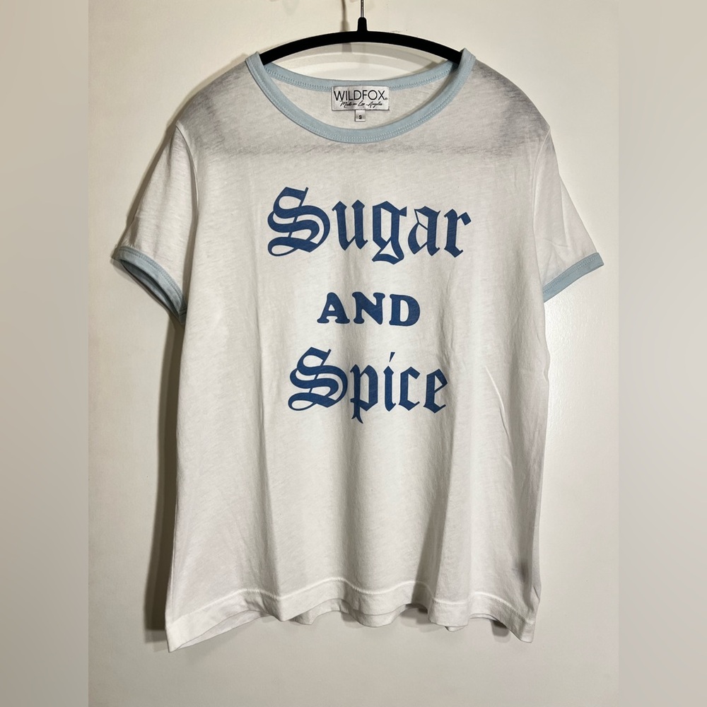 Wildfox “Sugar and Spice” Short Sleeve Top